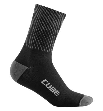 CUBE Chaussettes - Be Warm High Cut - black n grey