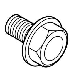 Shimano Vis de la Manivelle pour BB-UN100 Palier de Pédalier Carré - Y1SC02000