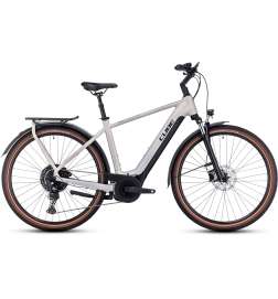 CUBE TOURING HYBRID Pro 625 - Electric Touring Bike - 2024 - pearlysilver   black