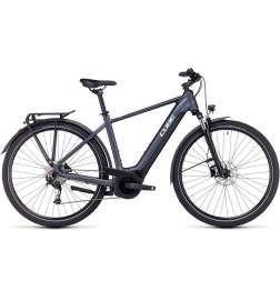 CUBE TOURING HYBRID ONE 625 - Electric Touring Bike - 2024 - grey   white