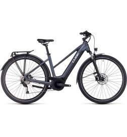 CUBE TOURING HYBRID ONE 500 - Dames Trekking E-Bike - 2024 - grey   white