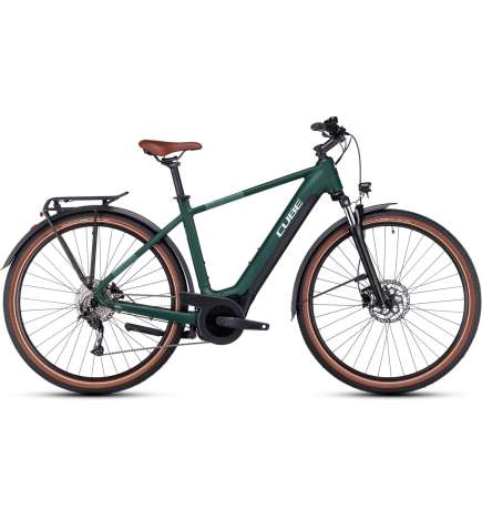 CUBE TOURING HYBRID ONE 500 - Electric Touring Bike - 2024 - darkgreen   green