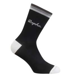 Rapha Logo Sokken - zwart grijs