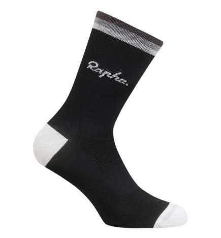 Rapha Logo Socks - black grey