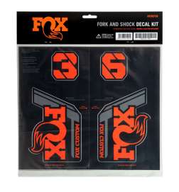 FOX CUSTOM Decal Kit for Fork   Rear Shock - orange