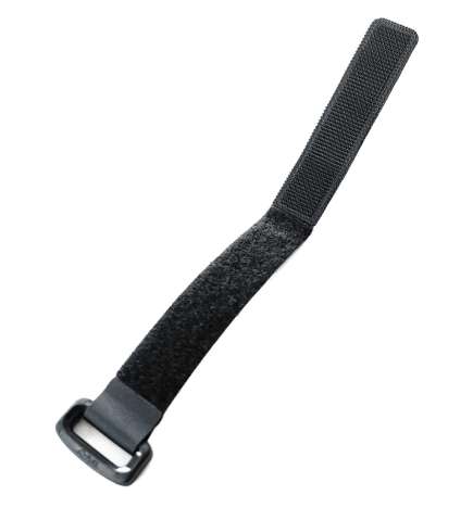 Cyclite Sangle de Fixation - Velcro Fixation Strap - Short   Noir