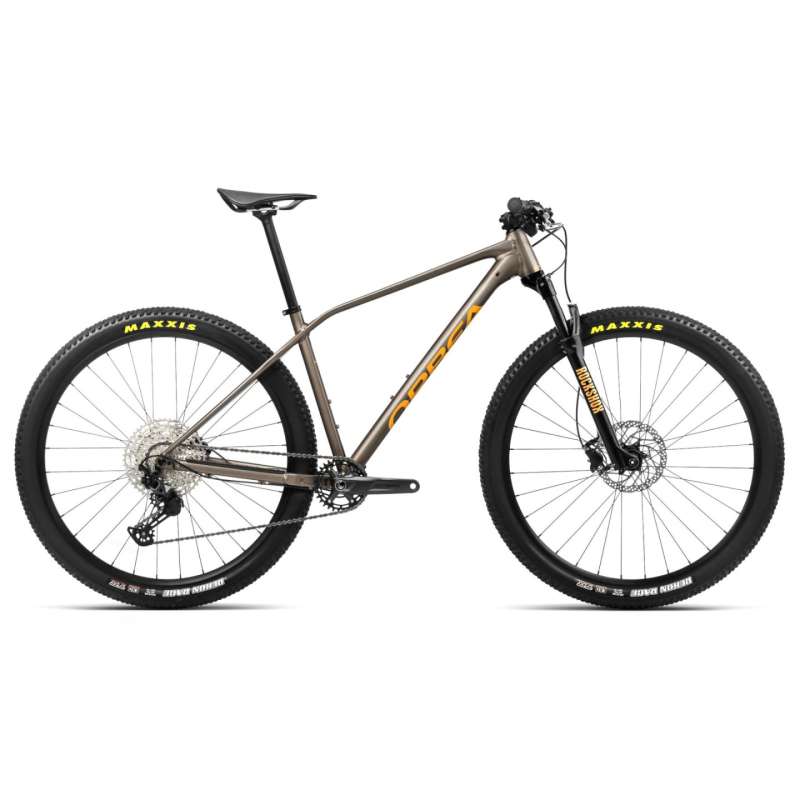 Orbea ALMA H20 Mountain Bike - 2024 - Taupe Brown (matt) - Mango (gloss)