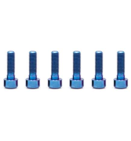 OAK Components Titanium Bolt Kit - M5x16mm - blue
