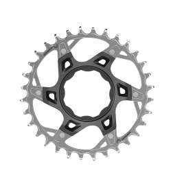 SRAM XX Eagle T-TYPE 1x12 Kettingblad voor TQ | Direct Mount - zilver