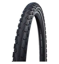 Schwalbe Land Cruiser Plus Drahtreifen - Active | Green Compound | Puncture Guard - E25 - 27.5x2.00 | Black Reflex