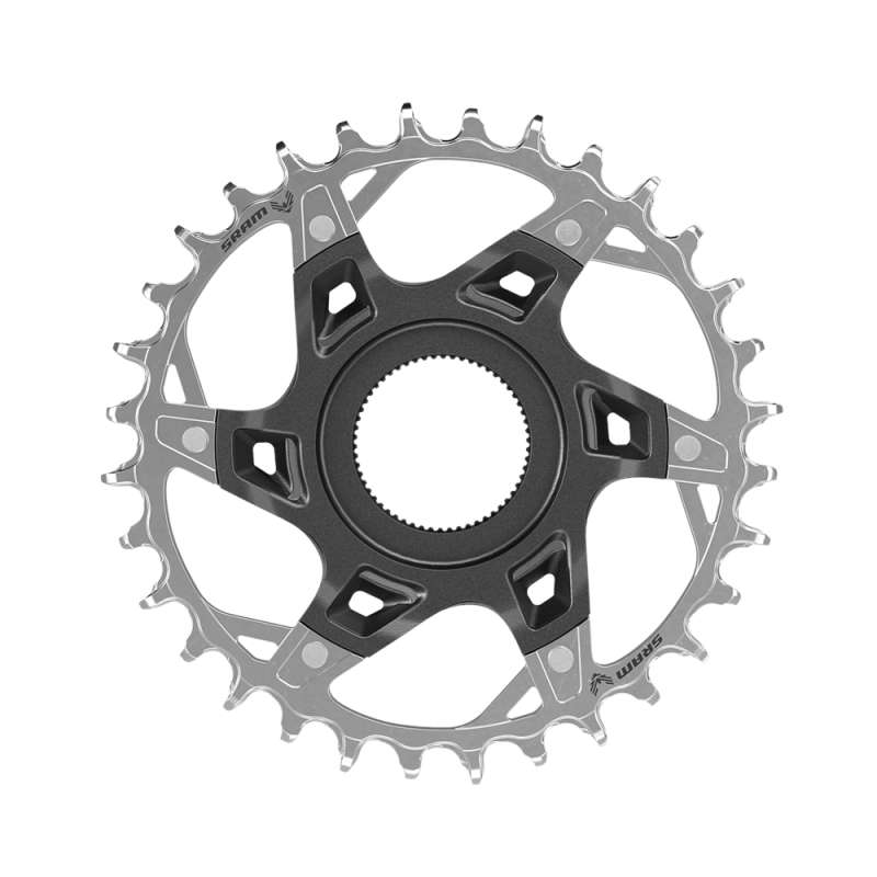 SRAM 1x12 Plato XX Eagle T-TYPE para Fazua | Direct Mount - plata