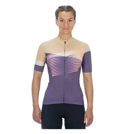 CUBE Maillot Manches Courtes Femme - TEAMLINE - violet n sand