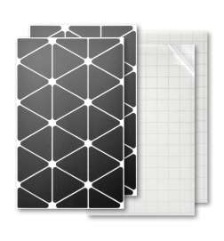 Luxshield Reflecting Sticker Triangles - Large - Black