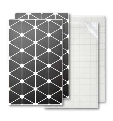 Luxshield Reflecting Sticker Triangles - Small - Black