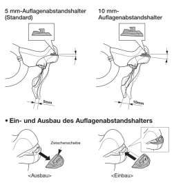 Shimano Hand Adjustment Block left for Ultegra ST-6700 STI