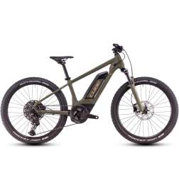 CUBE ACID 240 HYBRID ROOKIE SLX 500 - 24  Electric Children s Bike - 2025 - dustyolive   gold