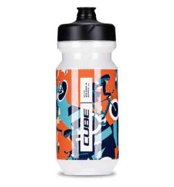 CUBE Flow Bottle 500ml - blue n orange