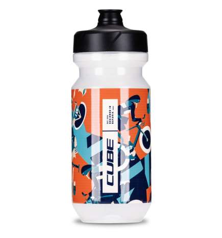 CUBE Flow Bottle 500ml - blue n orange