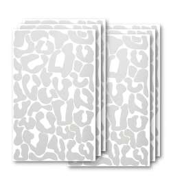 Luxshield Reflecting Sticker Leopard - Silver
