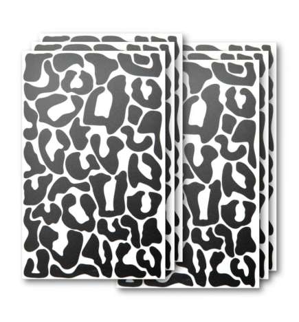 Luxshield Reflecting Sticker Leopard - Black