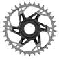 SRAM XX Eagle T-TYPE 1x12 Chainring for Bosch Gen4 | Direct Mount - black / silver