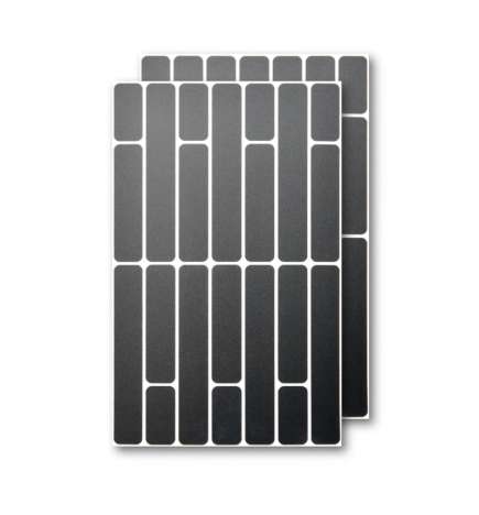 Luxshield Autocollant Réfléchissant Stripes - noir