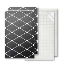 Luxshield Reflecting Sticker Diamond - Large - Black