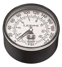 Lezyne 220psi Manómetro 2.5  para Bomba de Pie 2014 y antiguo