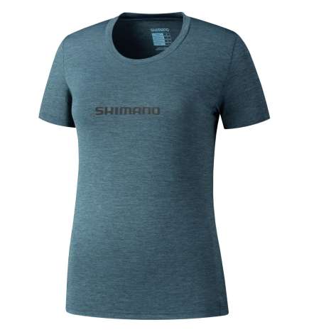 Shimano Hida Tech Ti Shirt Damen - blue