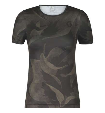SCOTT Underwear Carbon Short Sleeve Shirt Women - black dark grey