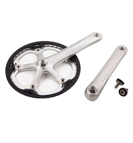 Brompton Kurbelgarnitur - 44 Zähne - silber
