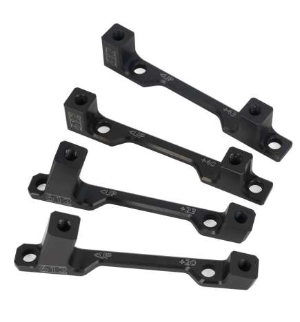 612 Parts Brake Caliper Adapter - Der Adapter - Postmount to Postmount - black