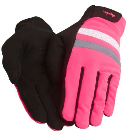 Rapha Brevet Reflective Handschoenen - high-vis pink