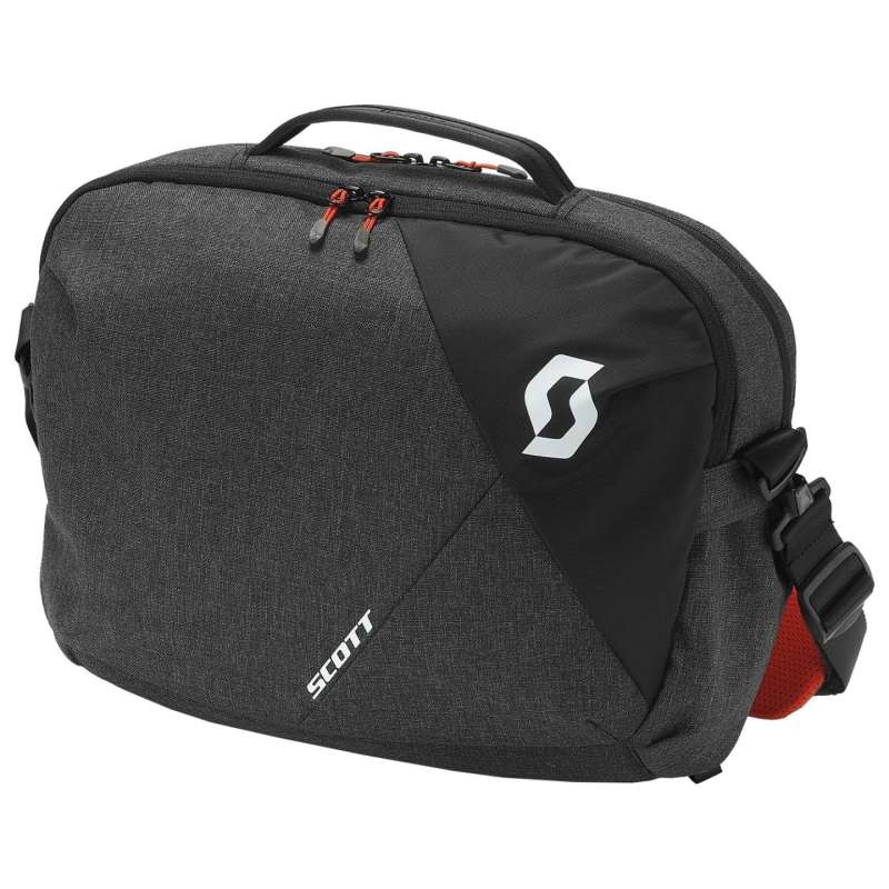 SCOTT Messenger 18 Bag - dark grey/red clay