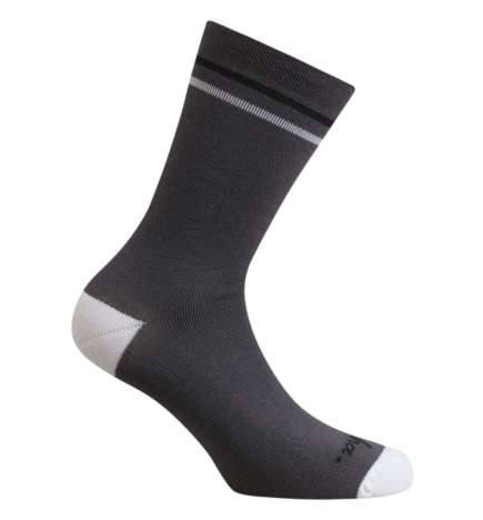 Rapha Merino Socks - carbon grey off-white