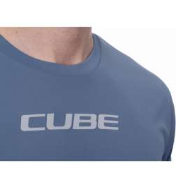 CUBE ATX TECH Round Neck Jersey Shortsleeve Men - smoke blue