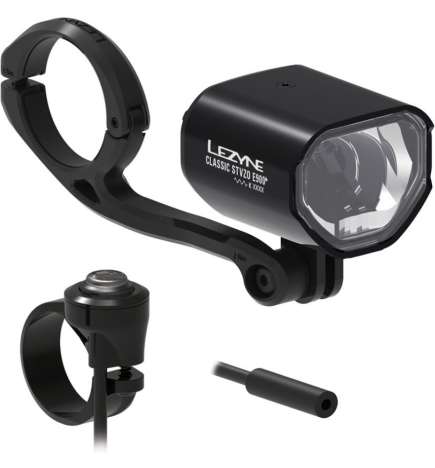 Lezyne Classic E900  StVZO E-Bike Front Light - black