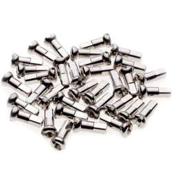 DT Swiss Pro Head Messing Nippel 2,0mm - silber