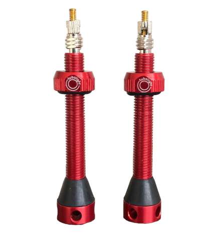 Tubolight Set de Valvole Tubeless - 50mm (Paio) - rosso