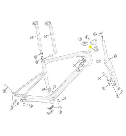 BMC Headset without Topcone for Roadmachine 01 02 - 300711