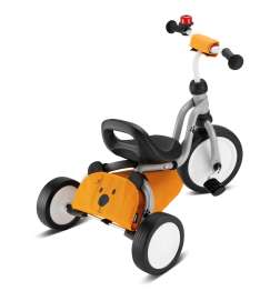 Puky FITSCH Triciclo - Bundle incl. Borsa Telaio - grey/bear