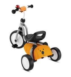 Puky FITSCH Triciclo - Bundle incl. Borsa Telaio - grey/bear