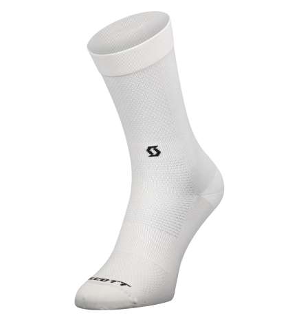 SCOTT Performance No Shortcuts Crew Socks - white black