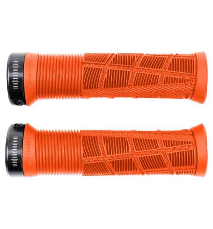 CUBE ACID DISRUPT SLIM Lock-On Handlebar Grips - orange