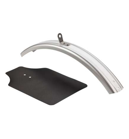 Brompton Front Mudguard   Flap (2018 ) - silver