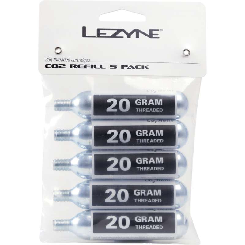 Lezyne Cartuccia CO2 - 20g - 5 Pz.