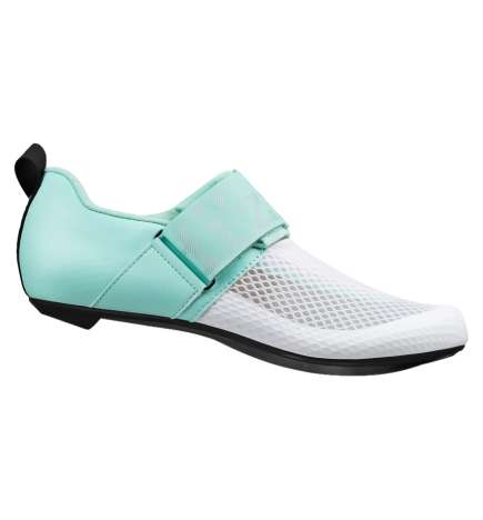 Fizik Transiro Hydra Triathlon Shoes Unisex - white   metallic aquamarine