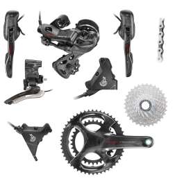 Campagnolo - Groupe Super Record EPS - 2x12 Vitesses - Freins à Disque Hydrauliques - Flat Mount