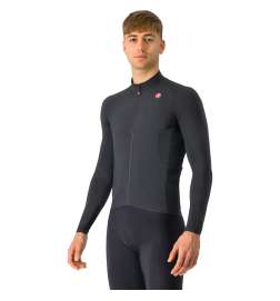 Castelli Aero Race Fietsshirt met Lange Mouwen Heren - light black 085