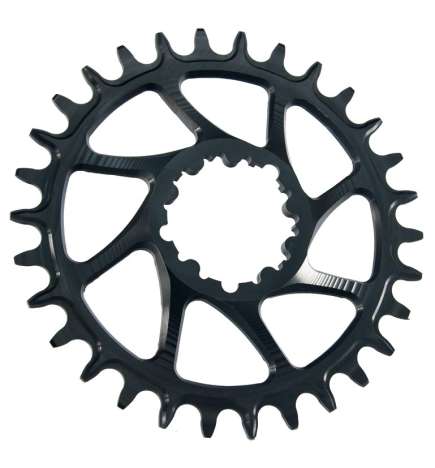 Garbaruk MTB Plateau - Direct Mount   Rond   Narrow-Wide   Boost - pour SRAM GXP - noir